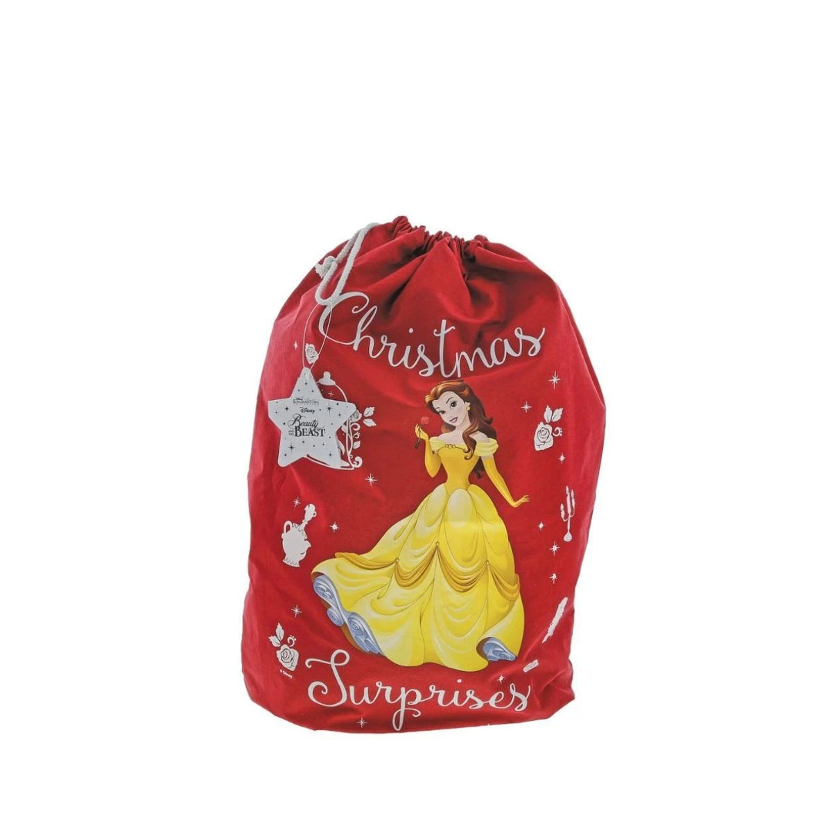 Spread the joy of Christmas with this delightful and fun range of sacks and stocking. This unique Christmas gift can be enjoyed year after year and will warm the hearts of adults and children alike. Perfect gift or self-purchase for a Disney fan at Christmas.