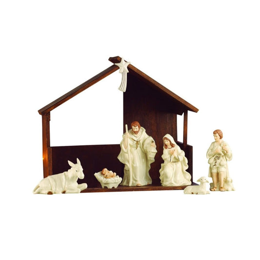 Belleek Living 9 Piece Nativity Set  For that very special time of year when you want to show how much you care, Belleek Living have designed an exclusive Christmas Collection, full of unique gift ideas. Whether it is surprising that special someone or adding a contemporary touch to your home, this Nativity Set/ Scene holds the perfect solution.