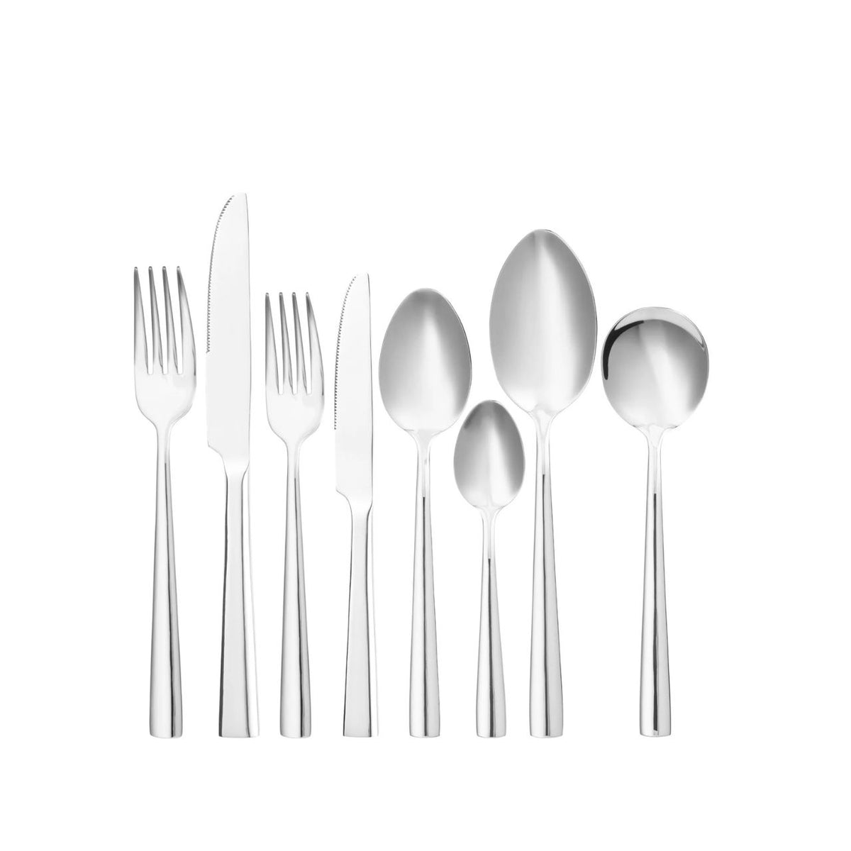 This simplistic and timeless set has been crafted from stainless steel and designed to fit seamlessly with any style, ideal for everyday use as well as special occasions. Nova is beautifully presented in a canteen style box making it a perfect substantial gift.