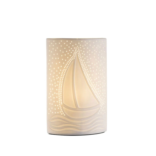 Land Ahoy! Designed for those lovers of the Ocean and dreamers who wish to sail away. This nautical themed luminaire features elegantly placed piercings to create a soft mood lighting suited best for a relaxation corner.