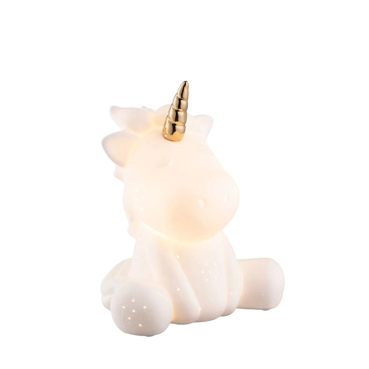 The Belleek Living Luminaire lamps emit a soft warm glow highlighting the delicate surface decoration and piercings, creating beautiful mood lighting for your home.