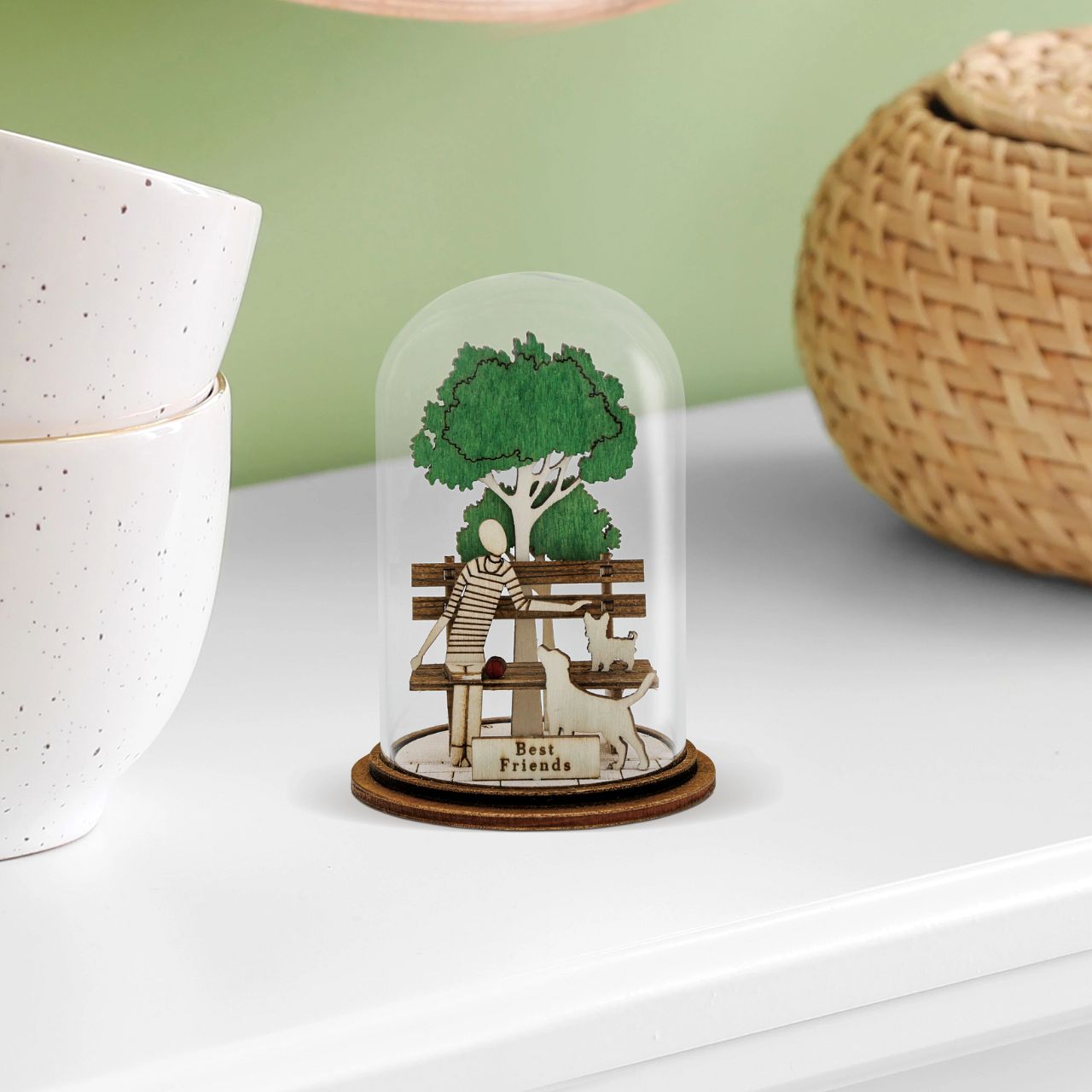 Greetings from Tiny Town. A town where characters are no bigger than a matchstick and a place where celebrating the good times, becomes an everyday event. Why not celebrate the love between you and your furry friend.