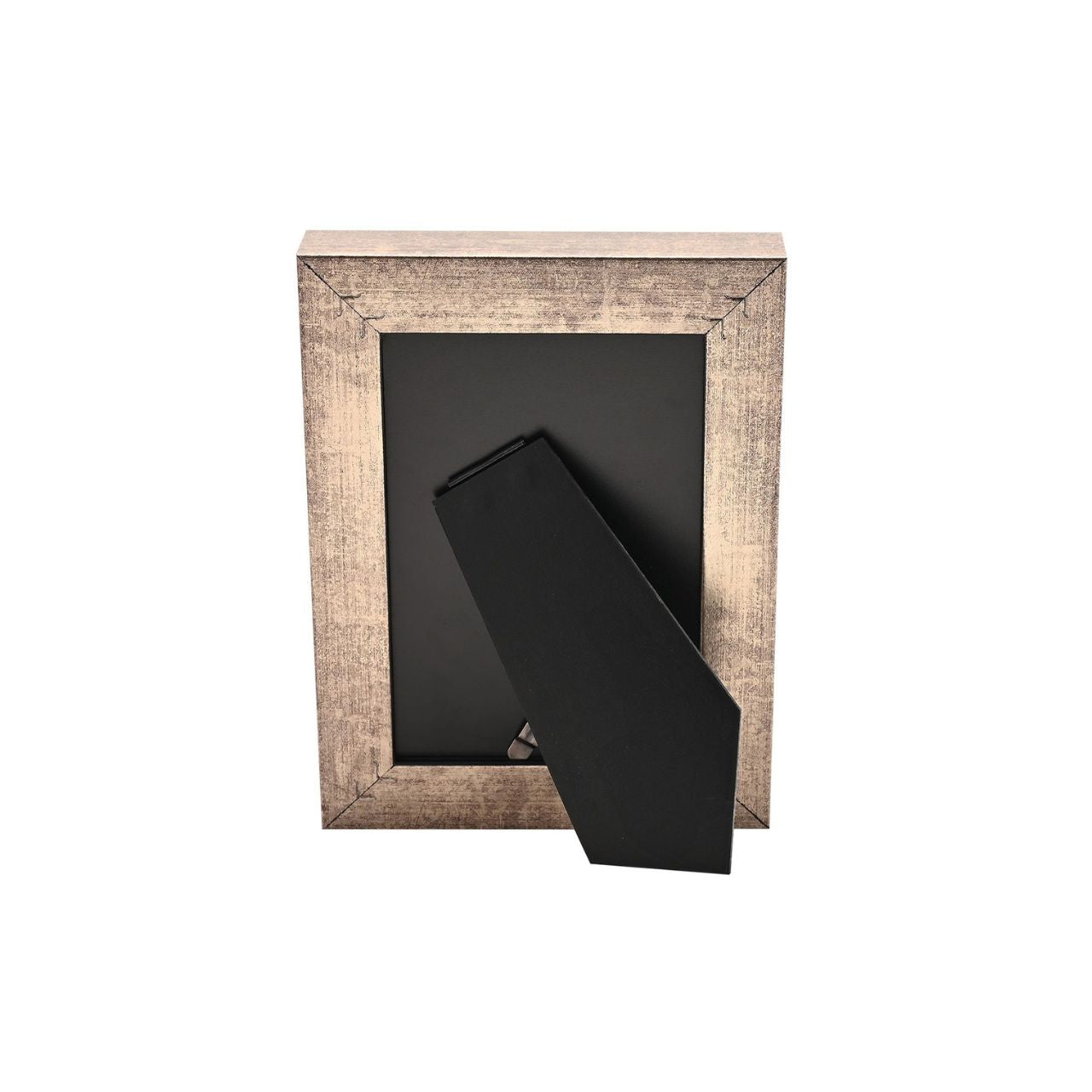 Introduce a touch of sophistication to your home with the Hestia Black Box Frame with Gold Edge. This striking piece, with its black matte finish and metallic gold border, gives your memories a chic and modern backdrop.