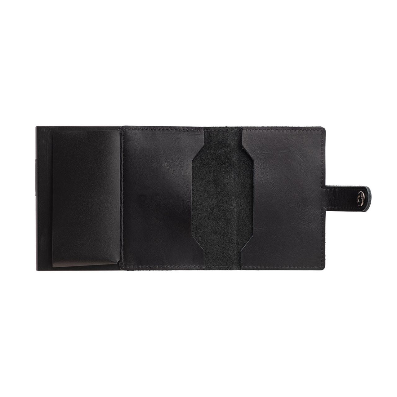 Black Leather Card Holder Wallet  Embrace elegance with our Black Leather Card Holder Wallet. Designed for the modern man on the go, it combines practicality with a refined aesthetic. Your cards have never looked better.