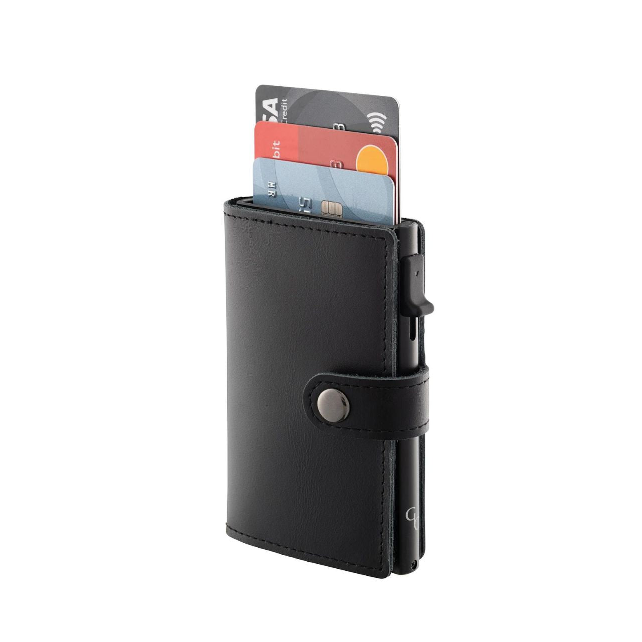 Black Leather Card Holder Wallet  Embrace elegance with our Black Leather Card Holder Wallet. Designed for the modern man on the go, it combines practicality with a refined aesthetic. Your cards have never looked better.