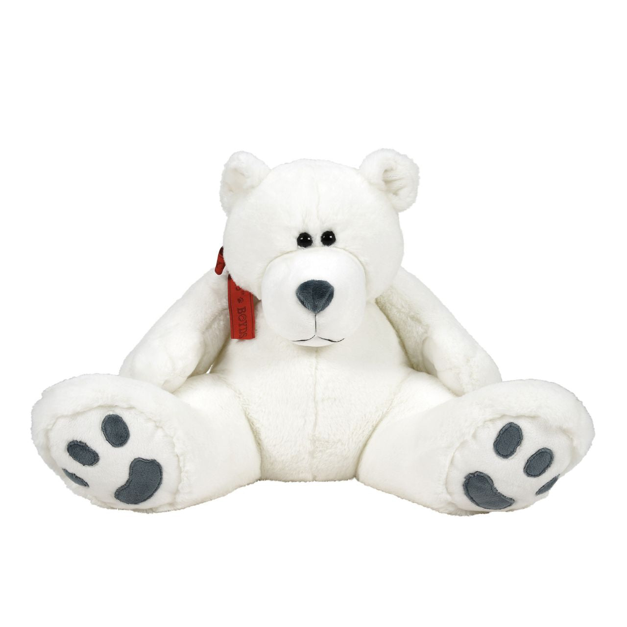 Adored by teddy bear lovers young and old, each Boyds Bears heirloom will paw prints on your heart. The super soft Bubba Pearl is part of the Boyds Bears 45th anniversary collection. Adorned with a commemorative anniversary ribbon.