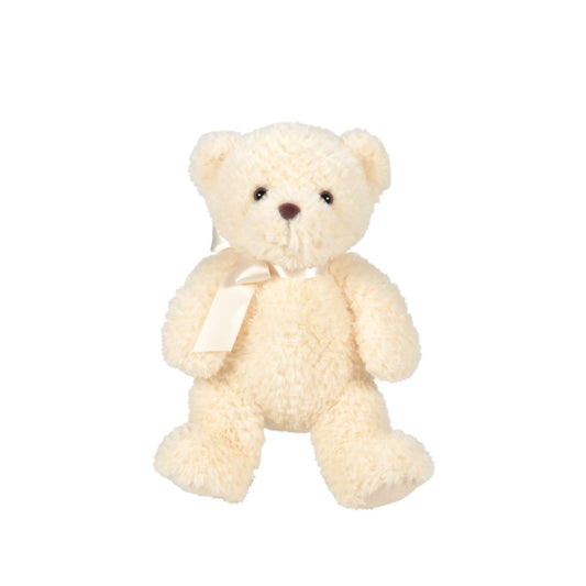 Introduce a touch of luxury to your collection with Teddy McBearsley, a perfect blend of elegance and comfort. This bear features exquisite textured fur and a classic satin ribbon, making it an ideal choice for premium gift selections and upscale displays.