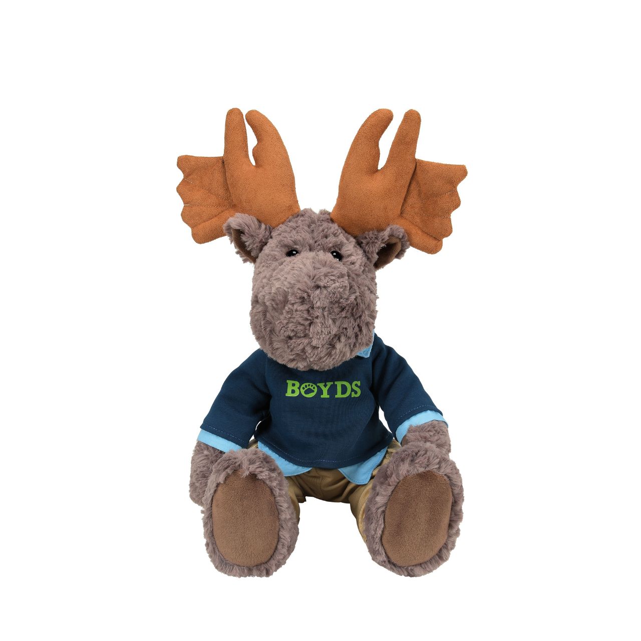 Adored by teddy bear lovers young and old, each Boyds Bears heirloom will paw prints on your heart. The super soft Marshall Moxley is part of the Boyds Bears 45th anniversary collection.
