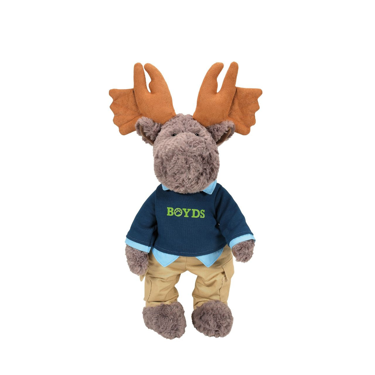 Adored by teddy bear lovers young and old, each Boyds Bears heirloom will paw prints on your heart. The super soft Marshall Moxley is part of the Boyds Bears 45th anniversary collection.