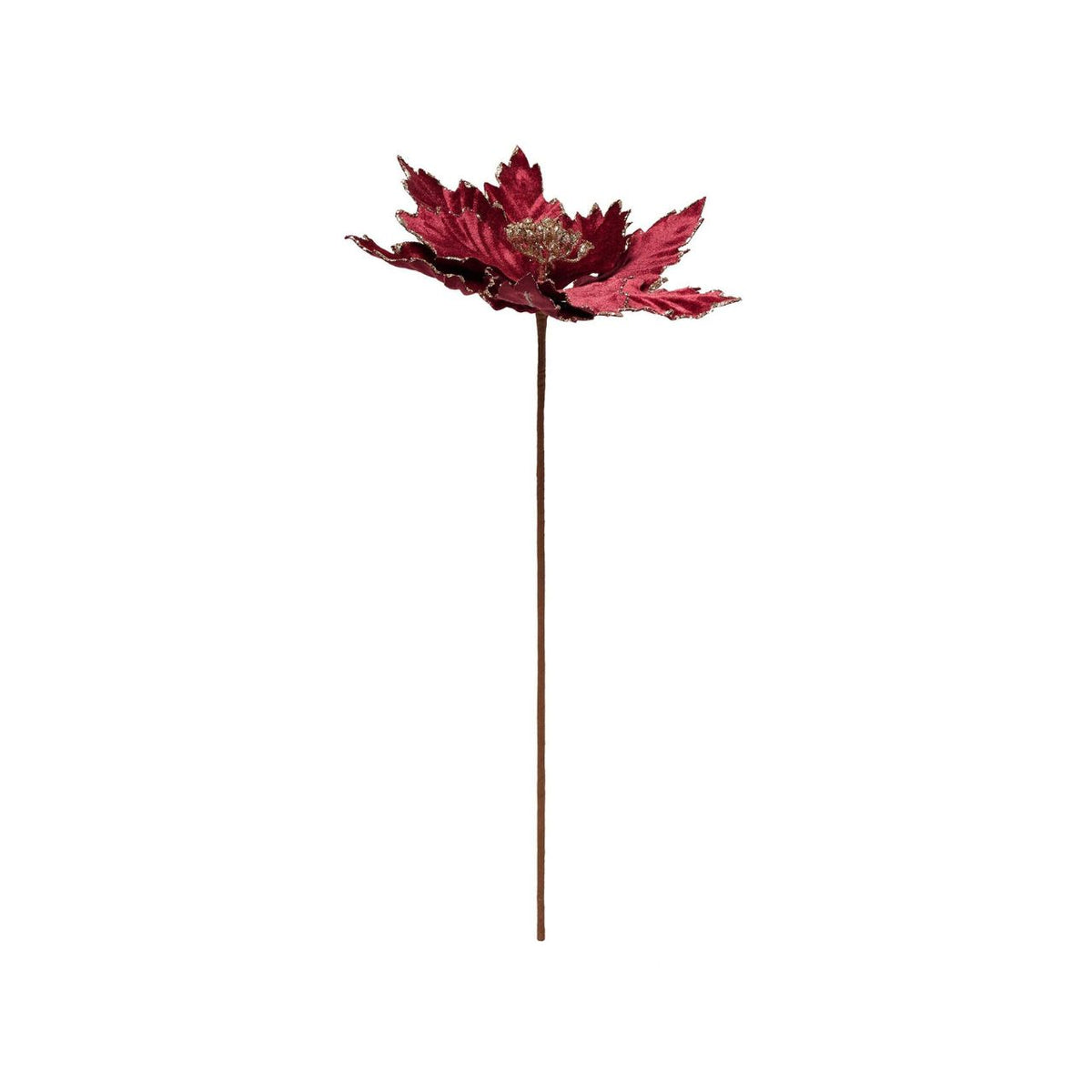 The enchanting Passion Daisy is a burst of colour and energy for the home. This striking artificial flower brings joy with its vibrant red petals and bright gold centre. Handcrafted from quality materials, each delicate petal is shaped and layered to replicate a real daisy.