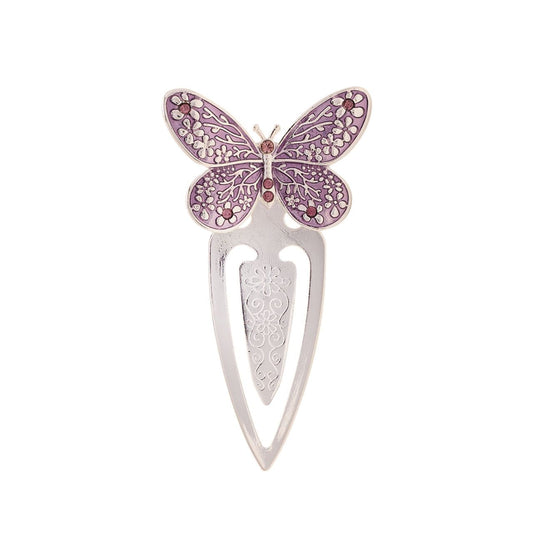 A stunning yet simple item for book readers. Has a shiny finish to it which therefore makes it aesthetically pleasing. The beauty of the butterfly is central to the popularity of this piece.