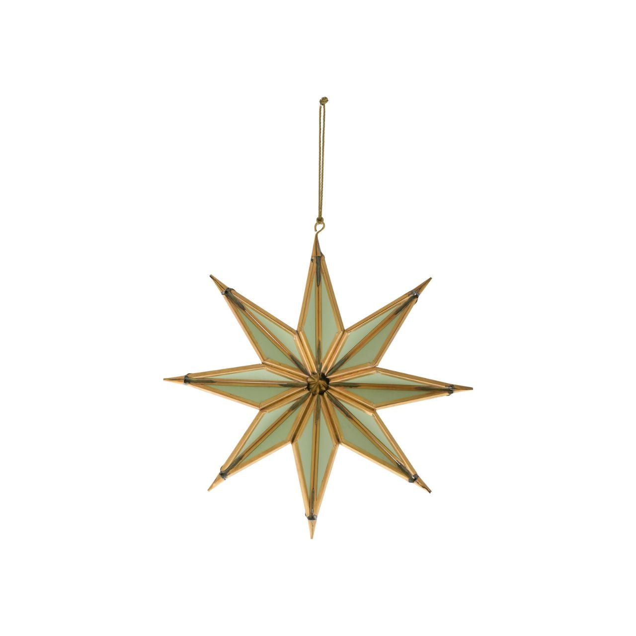 Celestial Gold Mirror Star Tree Decoration Large  A gold mirror star tree decoration by THE SEASONAL GIFT CO.  This gorgeous decoration will stand out amongst the branches on the Christmas tree.
