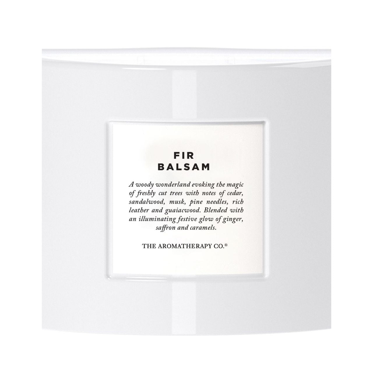 Christmas Blend 280gm Candle - Fir Balsam  A soy candle from THE AROMATHERAPY CO.  This new addition from the Blend range offers an array of sumptuous fragrances simultaneously.