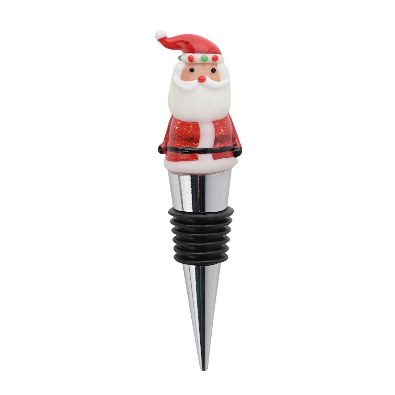 Christmas Character LED Bottle Stoppers - Santa