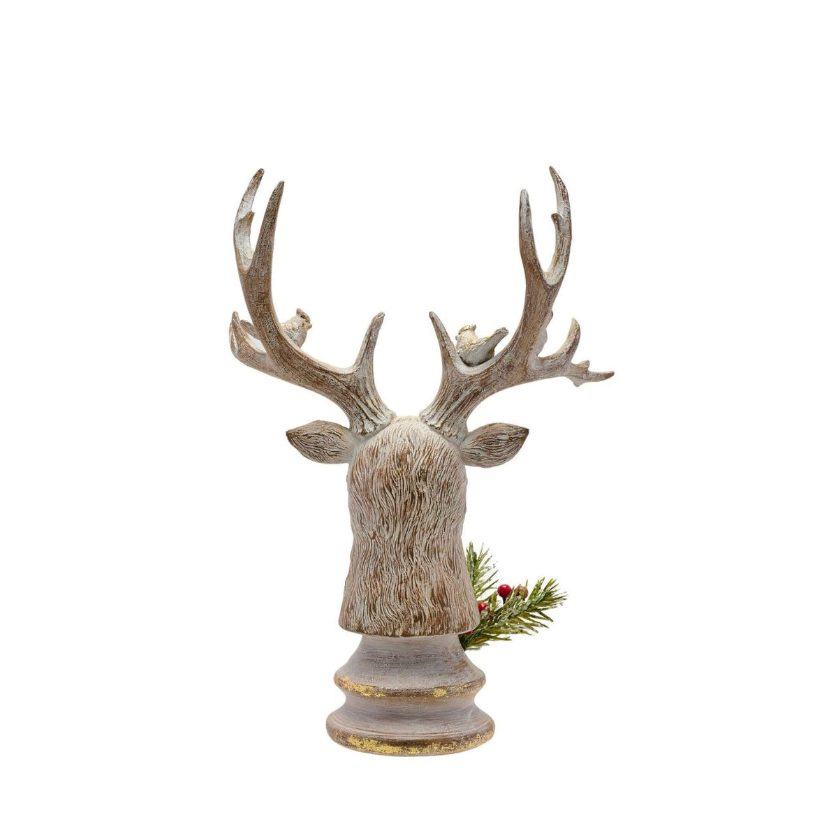 This Wood Effect Stag Head offers a subtle nod to the season. Whether placed on a mantel, console table or shelf, this graceful creature brings an air of woodland enchantment to homes during the most wonderful time of the year.