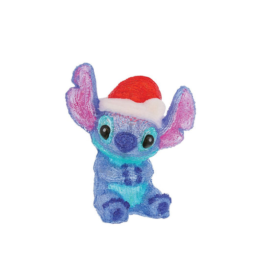 Add a touch of extra-terrestrial magic to your Christmas décor with this charming light-up Stitch| Sporting a festive Santa hat, its vibrant glow and playful design bring a unique flair to your celebrations.