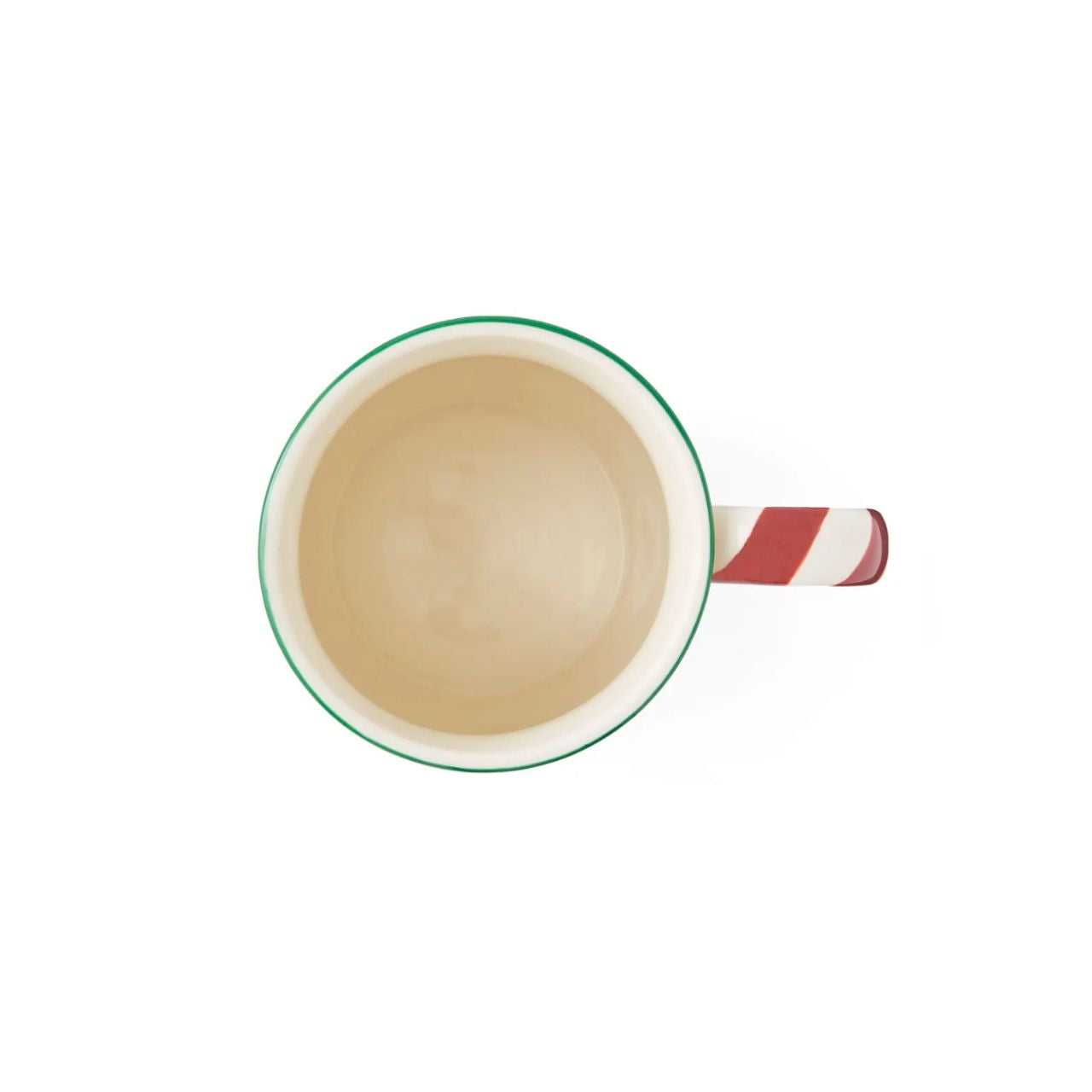Striped candy cane handles are a gloriously festive addition to these stoneware mugs. Part of the Spode Christmas Tree collection, their seasonal design was created in 1938 and has a charmingly vintage feel.