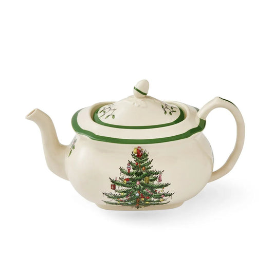 From breakfast on Christmas morning to festive afternoon tea, this Christmas Tree teapot by Spode will bring a magical touch to your table. Made from quality porcelain, it's decorated with the iconic Christmas Tree design dating from 1938.