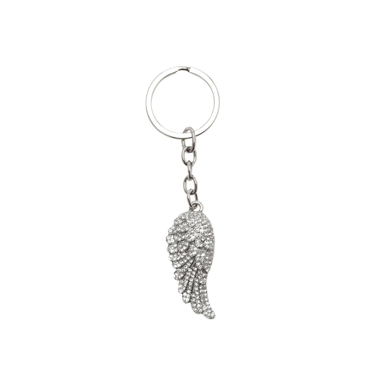 The Sophia Classic Crystal Wing Keyring is the perfect accessory to add a dash of glamour to everyday essentials.