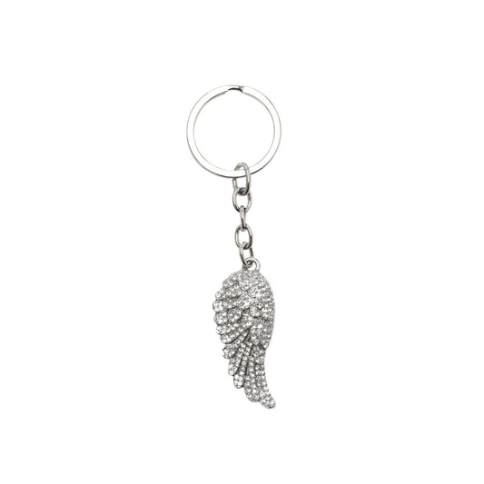 The Sophia Classic Crystal Wing Keyring is the perfect accessory to add a dash of glamour to everyday essentials.