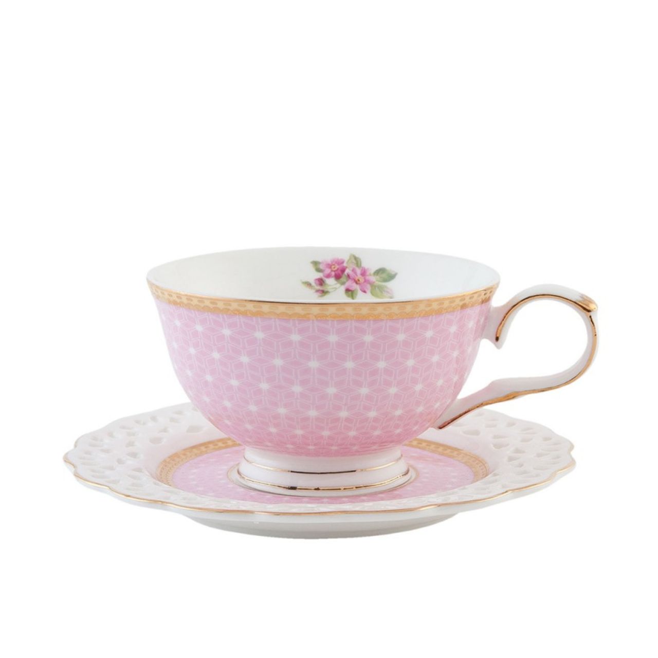 Create a refined and stylish drinking experience with our beautiful ceramic cup and saucer set. This elegant set is a perfect addition to your tableware and adds a touch of luxury to your daily coffee and tea moments.