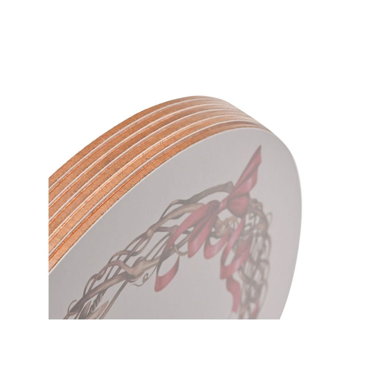 Enhance your holiday dining experience with our Set of 4 Robin Round Placemats. Featuring a traditional design with a radiant robin among pine branches and red berries, these placemats bring rustic appeal and warmth to any table setting.