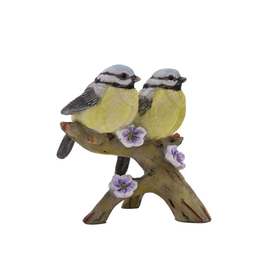 Country Living Birds On A Branch Resin Figurine