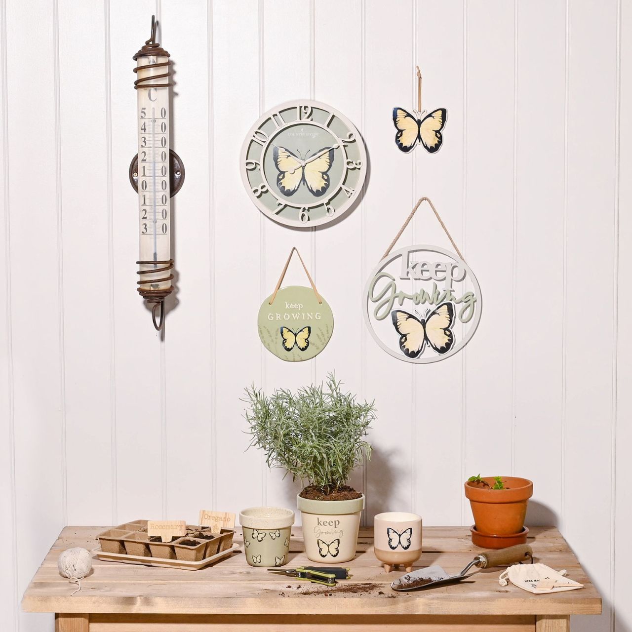 Country Living Insect Plaques - Butterfly  Butterfly insect plaques by COUNTRY LIVING.  These gorgeous hanging plaques celebrate wildlife and the wonderful colours of nature.