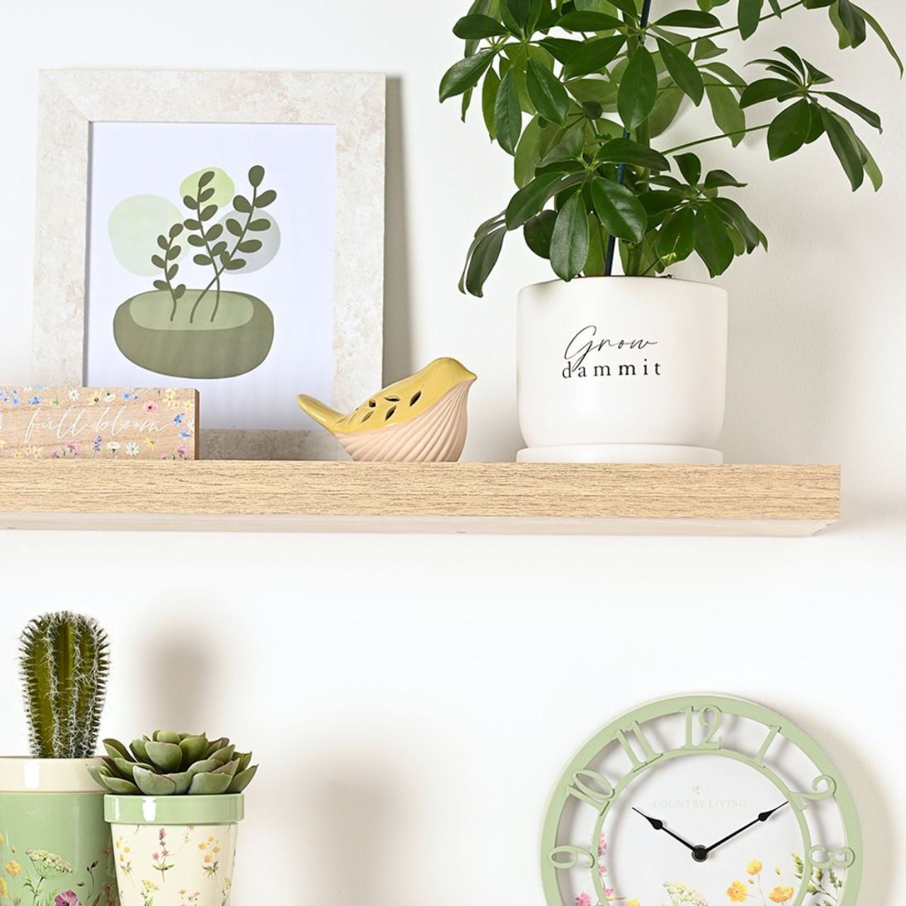 Brighten up any space with this charming yellow ornamental LED small bird by The Collection, from Country Living. Designed with the rustic charm of a country cottage in mind, this adorable piece radiates warmth.