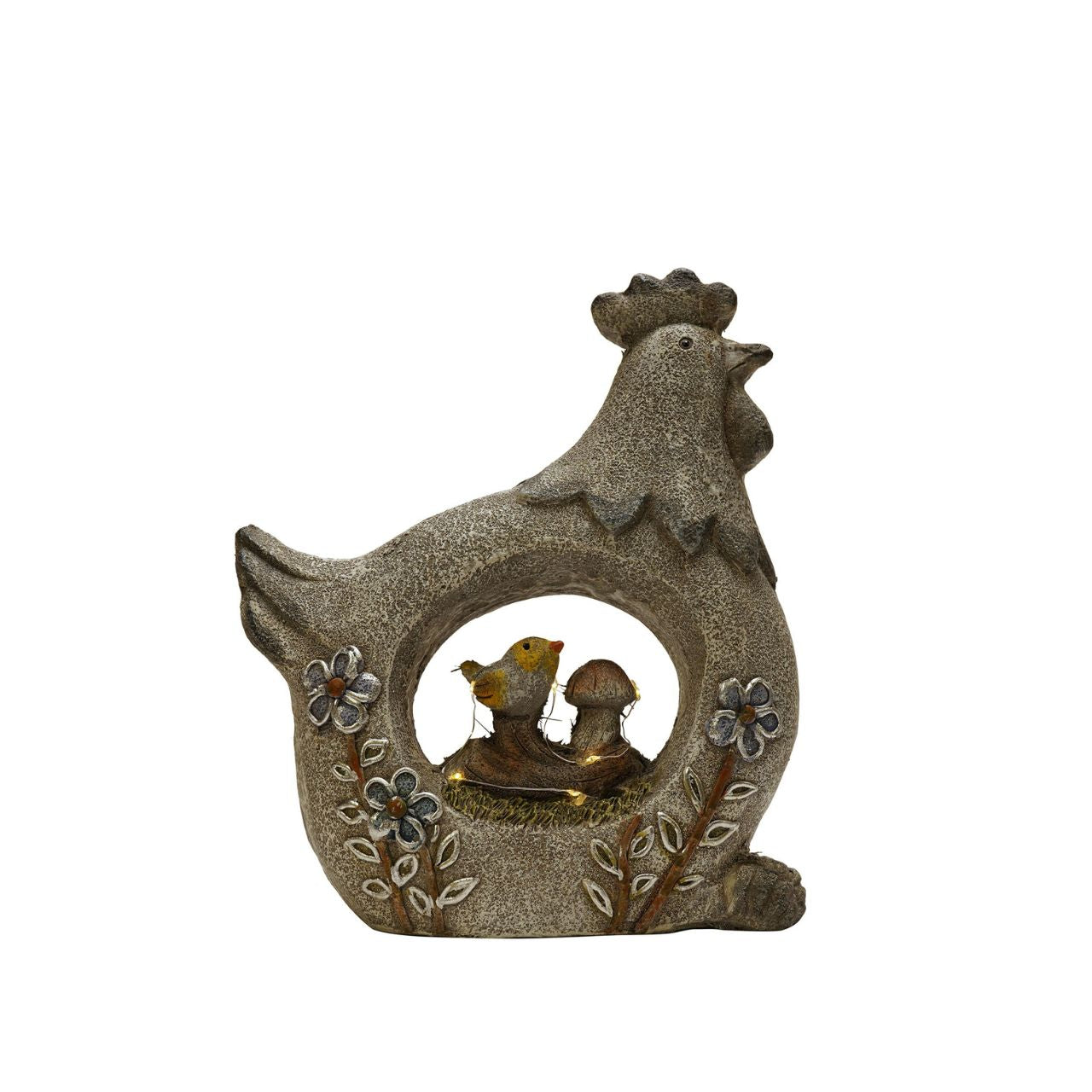 Designed to capture the rustic elegance of a country cottage, this solar-powered garden accessory brings both function and flair to any outdoor space.