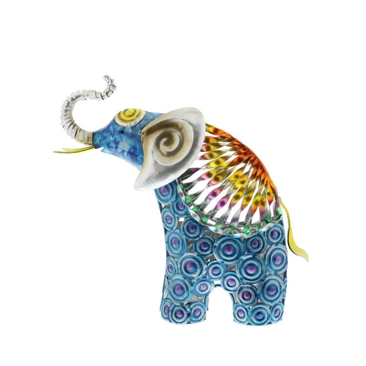 A beautiful addition to any home, this elephant has a marbled blue watercolour effect to add a splash of colour to any home. This stunning ornament makes the perfect gift for lovers of wildlife and nature.