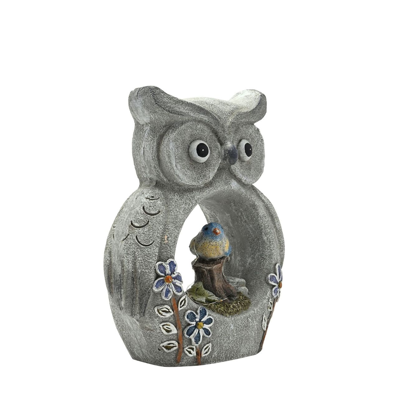 Designed to capture the rustic elegance of a country cottage, this solar-powered garden accessory brings both function and flair to any outdoor space.