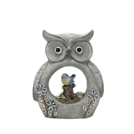 Designed to capture the rustic elegance of a country cottage, this solar-powered garden accessory brings both function and flair to any outdoor space.