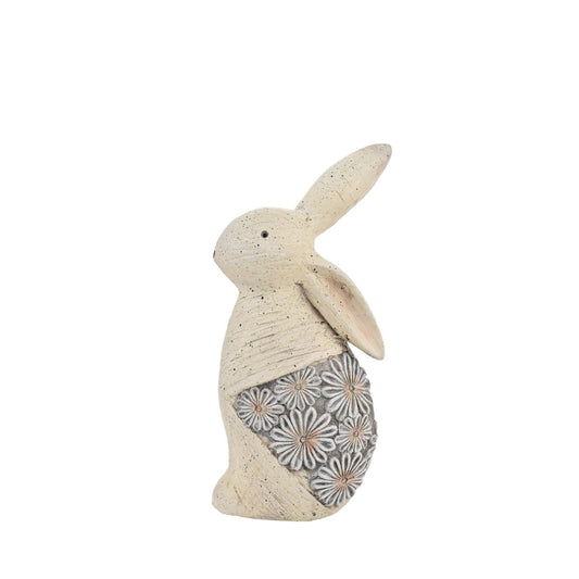 Welcome the charm of the countryside into your retail collection with the delightful Country Living rabbit figurine. For spring, this adorable figurine is designed to capture the essence of a quaint country cottage, bringing a touch of rustic elegance into the home.