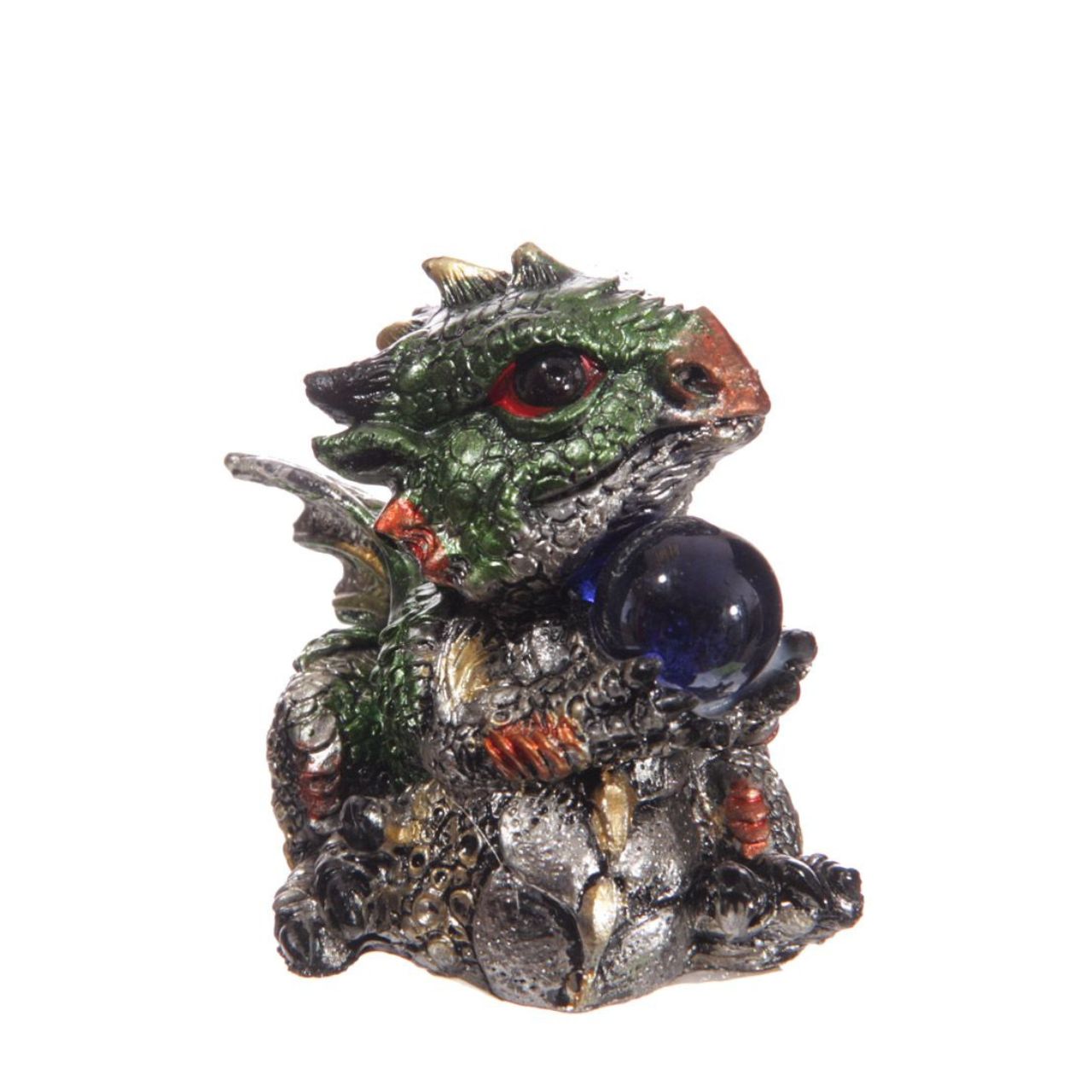 Introduce your child to the magical world of dragons with our Cute Baby Dragon with Crystal Ball. Made with high-quality materials, this adorable dragon has a charming crystal ball that will spark their imagination. Bring a touch of whimsy and enchantment to playtime with this delightful toy.