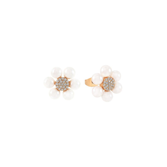 Elevate your elegance with the Tipperary Daisy Pearl Stud Earrings. Measuring 2cm, these gold studs combine delicate floral design with the timeless beauty of pearls, offering a refined accessory perfect for both everyday sophistication and special occasions.