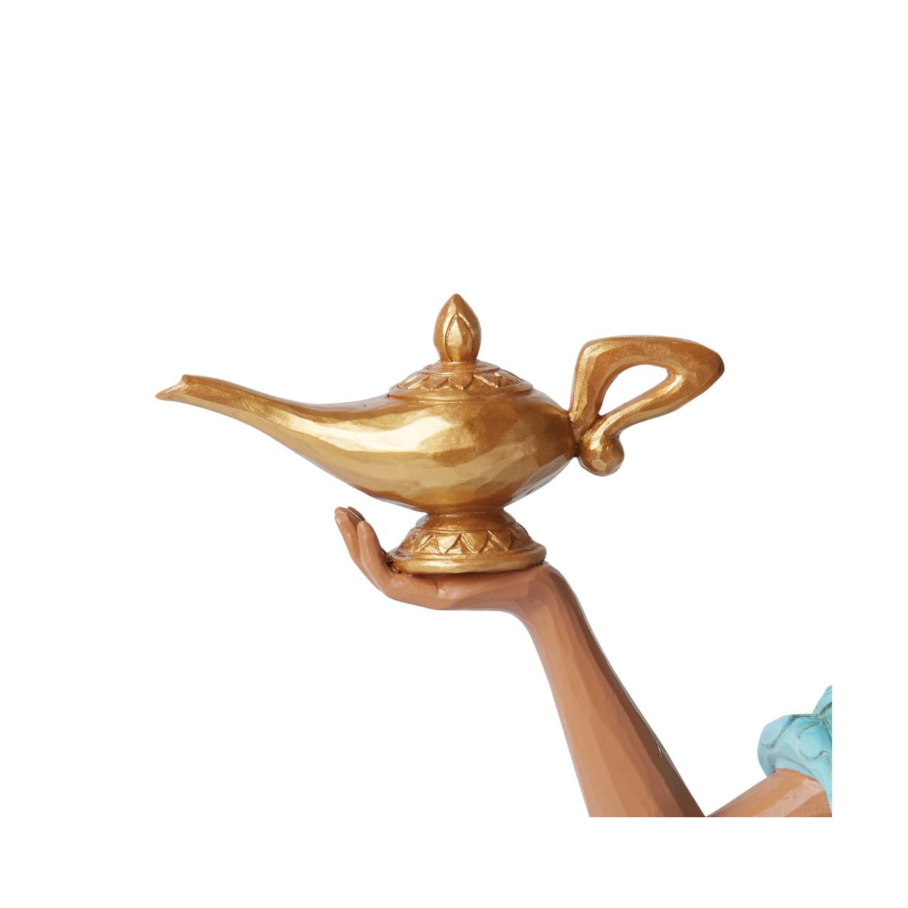 A deluxe masterpiece of the Princess Jasmine from Disney's Aladdin. Hand painted and hand carved, decorated with jewels and filled with intricate details. Perfect for any Disney Traditions collector. Comes in a fully branded gift box.