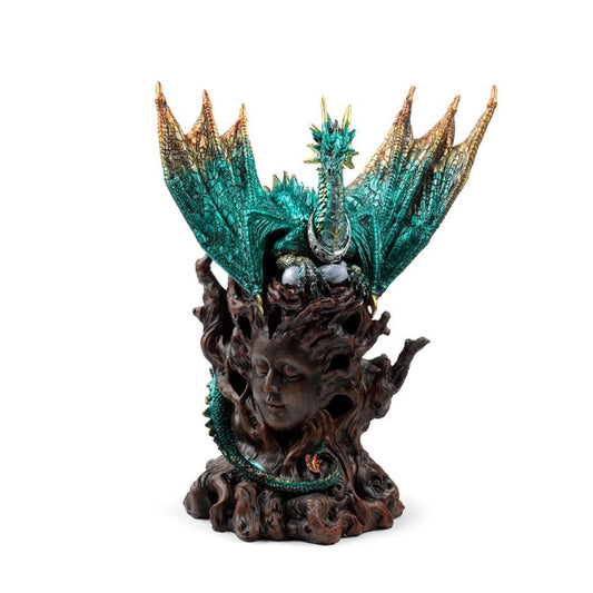 This Dark Legends LED Spirit of the Sky Mother Dragon is a stunning and intricate piece of art that will bring a touch of magic and mystery to any space. The LED lights add a beautiful glow, while the detailed design captures the power and majesty of the dragon. Perfect for collectors and fantasy enthusiasts.