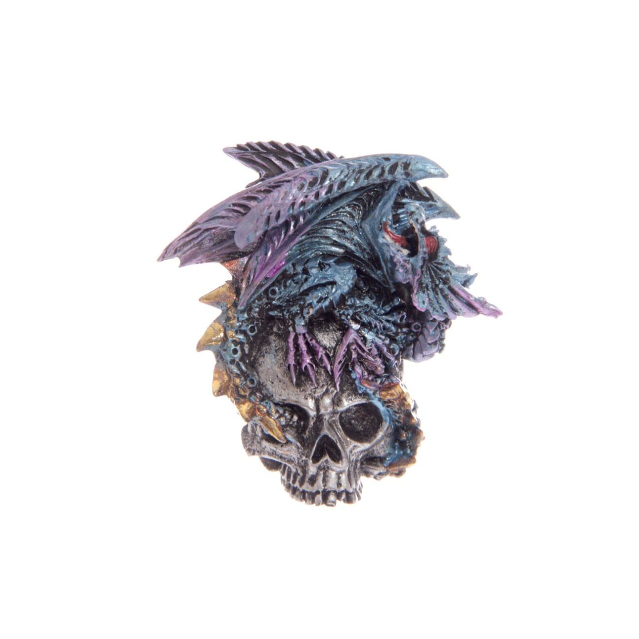 Dark Legends Silver Skull Dragon Magnet