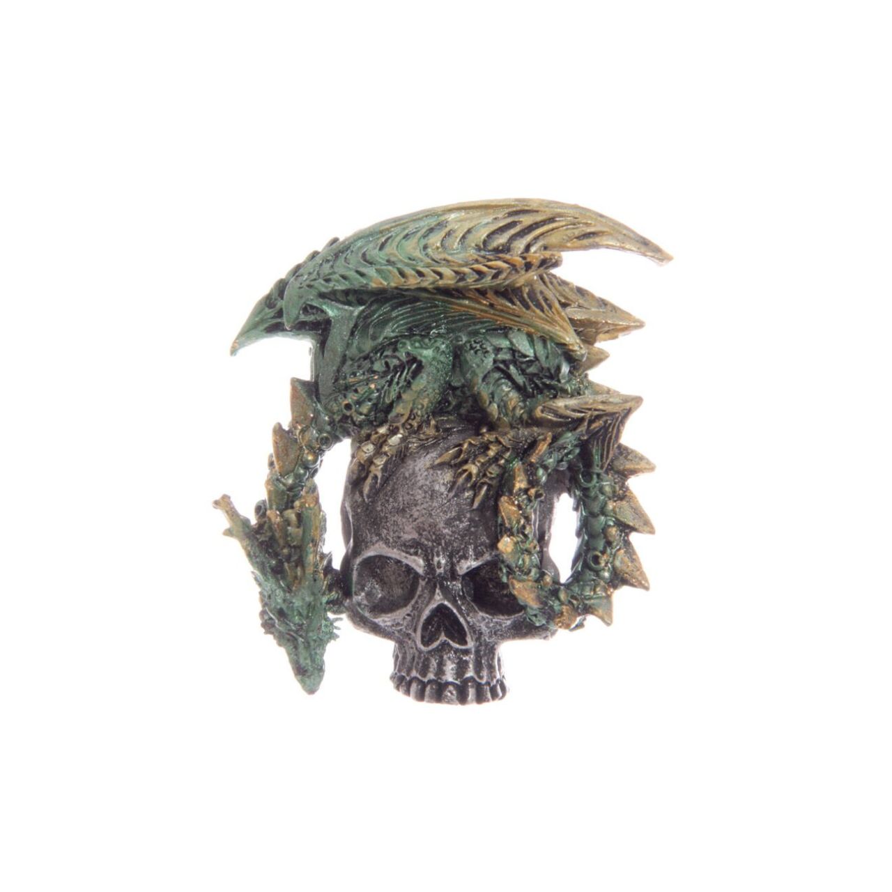 Dark Legends Silver Skull Dragon Magnet