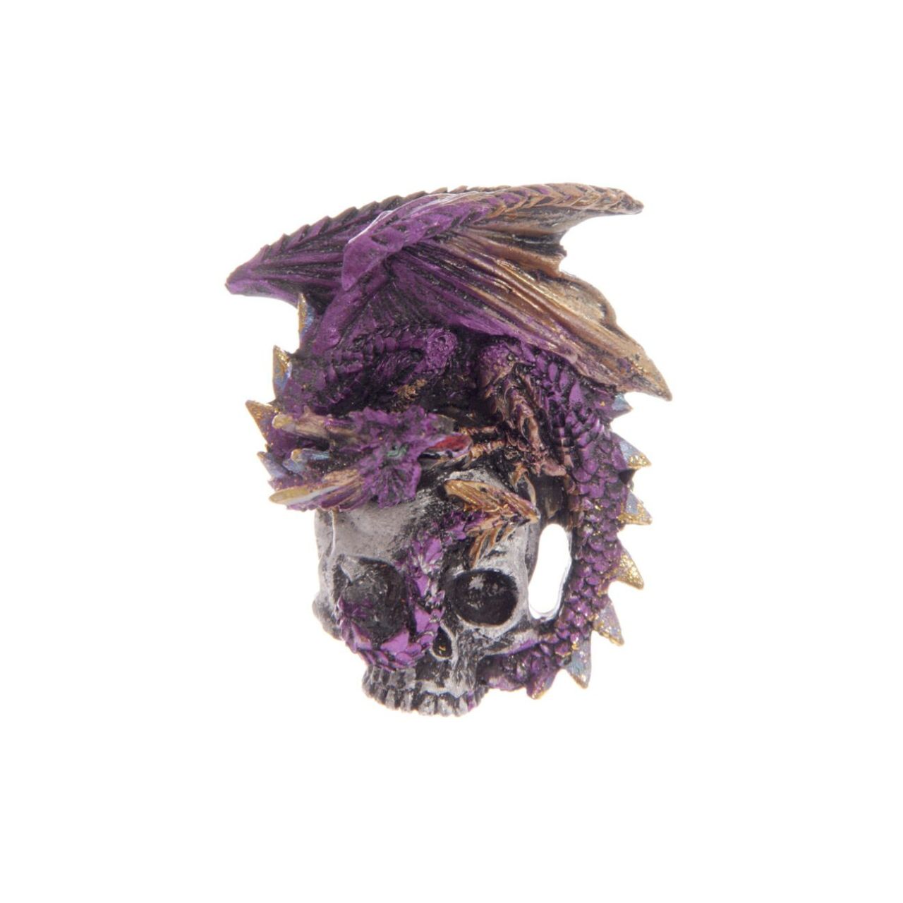 Dark Legends Silver Skull Dragon Magnet
