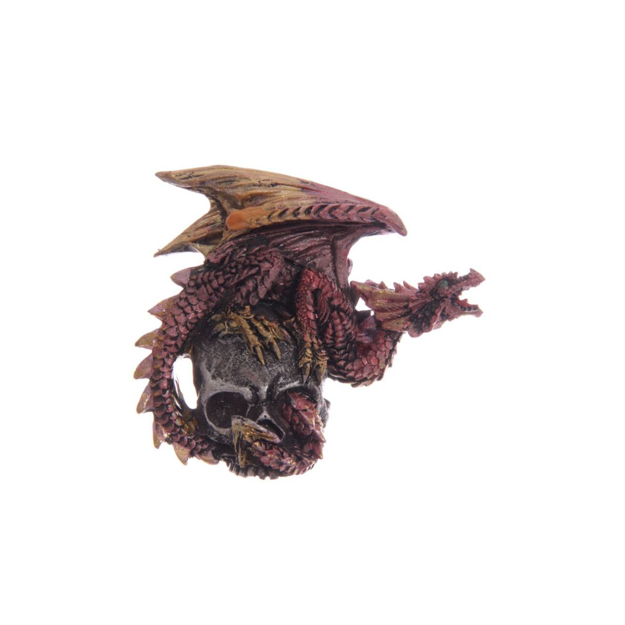 Dark Legends Silver Skull Dragon Magnet
