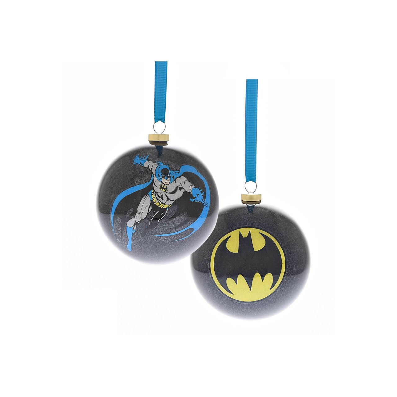 Hang six of your favourites on your tree this year with this sparkling set of DC Comics baubles.