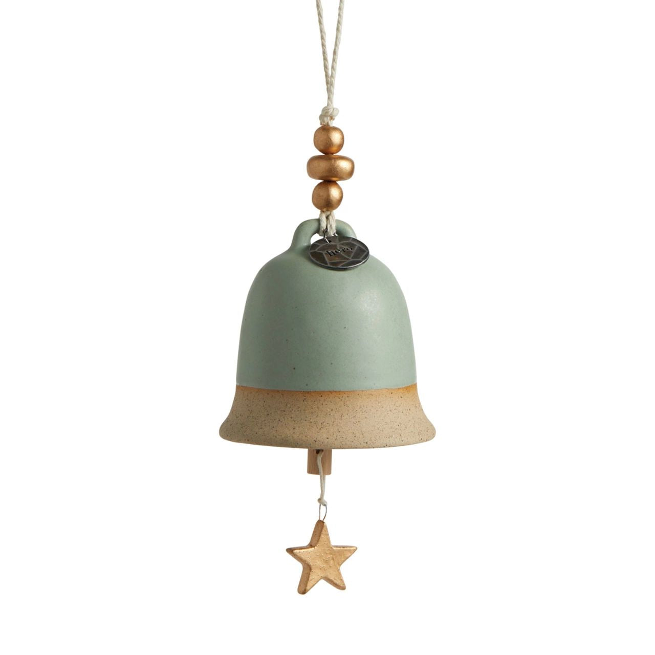 Inspired Everyday Collection Inspired Bell - Hero  The Inspired Bell Hero is a beautifully handcrafted bell that will sweetly ring as a nod to your favourite person. With a simple versatile colour pallet, these bells are great for men and women alike. These bells are included in our Inspired Everyday Collection.