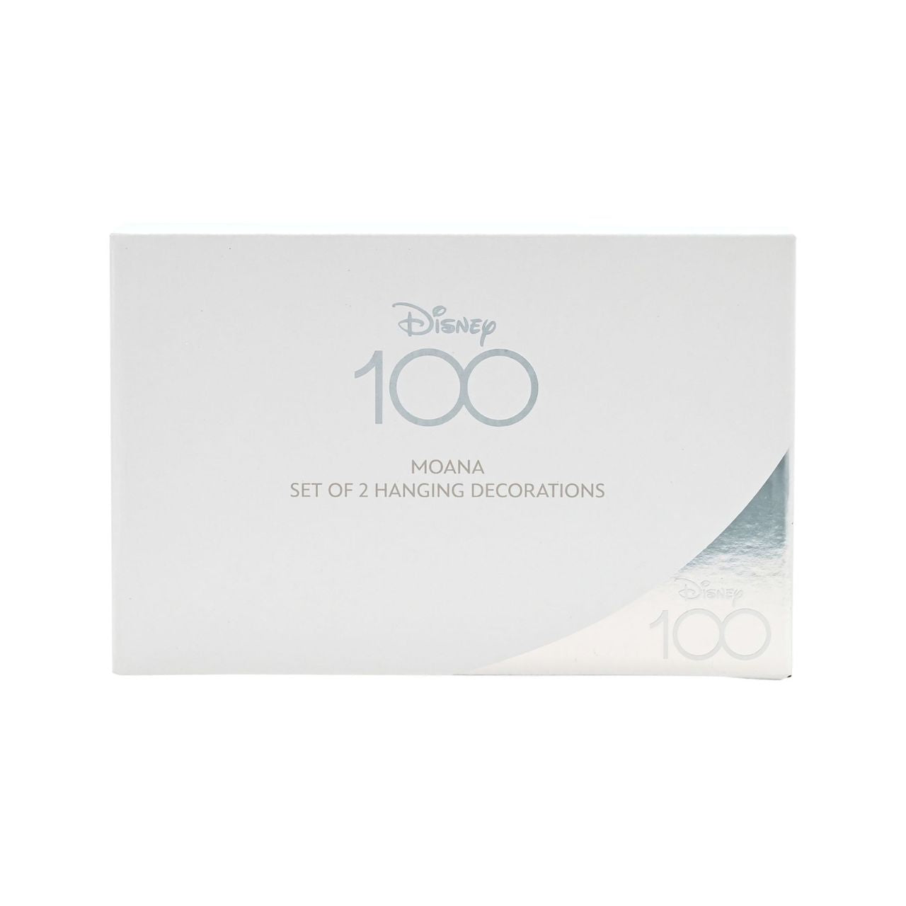 Disney 100 Set of 2 Moana Resin Hanging Decorations  Bring some DISNEY® magic to your home this Christmas with these beautiful Moana, hanging decorations. With Moana and Maui, these characterful ornaments are sure to make any tree a little bit more special this year.