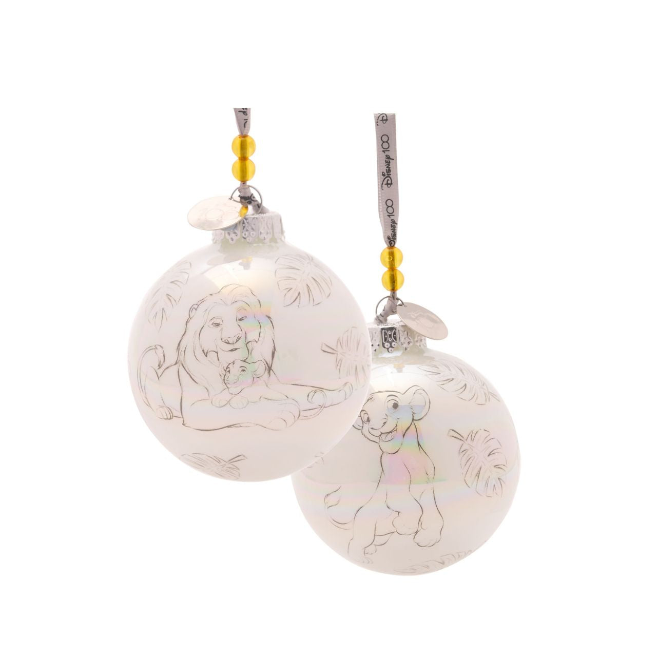 Disney 100th Anniversary Set of 4 Baubles - Classic  A set of 4 Classic baubles from Disney 100 by DISNEY.  These limited edition tree decorations capture the true magic of Disney on its centenary and can be enjoyed by fans of all ages at Christmas.