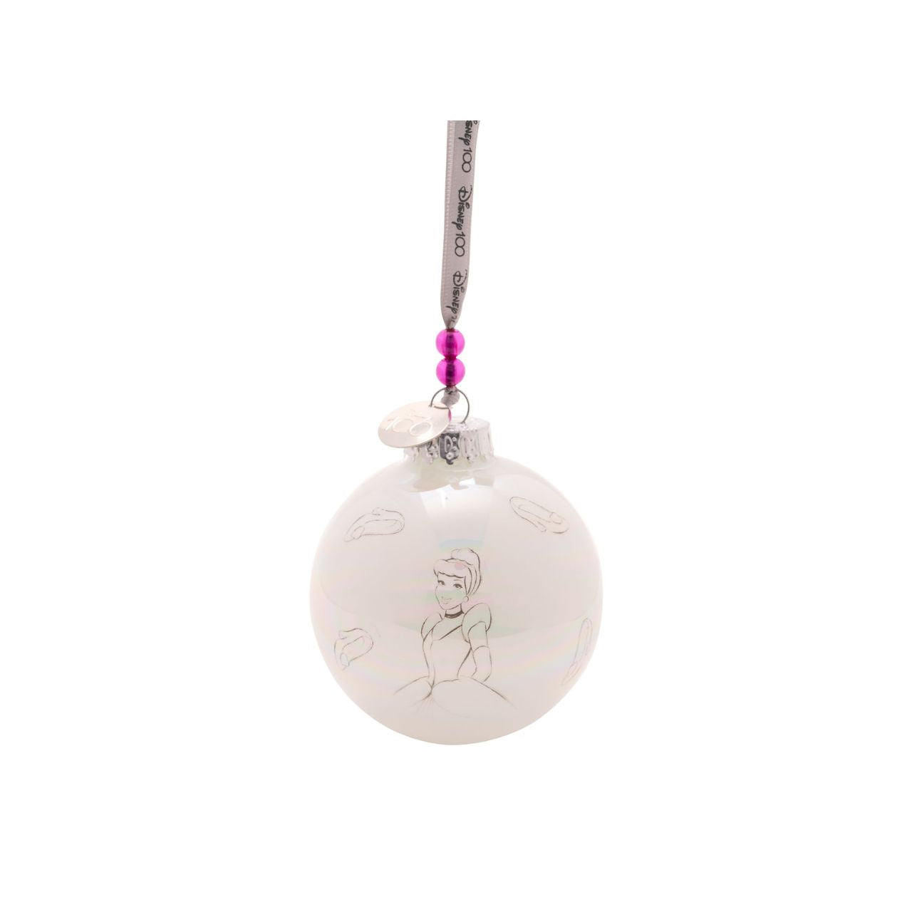 Disney 100th Anniversary Set of 4 Baubles - Princesses  A set of 4 Princess baubles from Disney 100 by DISNEY.  These limited edition tree decorations capture the true magic of Disney on its centenary and can be enjoyed by fans of all ages at Christmas.