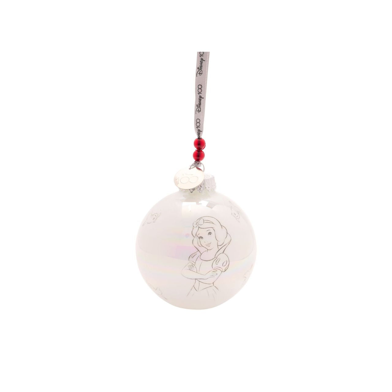 Disney 100th Anniversary Set of 4 Baubles - Princesses  A set of 4 Princess baubles from Disney 100 by DISNEY.  These limited edition tree decorations capture the true magic of Disney on its centenary and can be enjoyed by fans of all ages at Christmas.