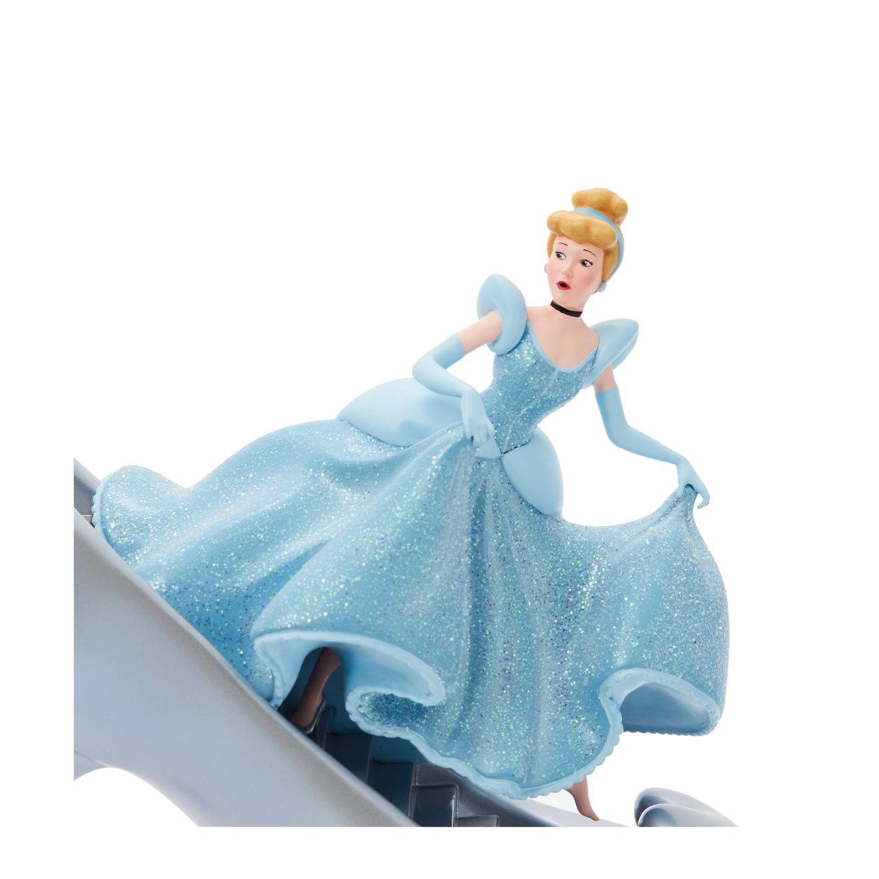Disney 100th Anniversary Cinderella With Glass Slipper Decorative Figure  Mark the century milestone of Disney with this exquisite Disney Showcase Cinderella Icon Figurine. Celebrate the 100th anniversary of Disney with this wonderful Cinderella Figurine from Disney Showcase.