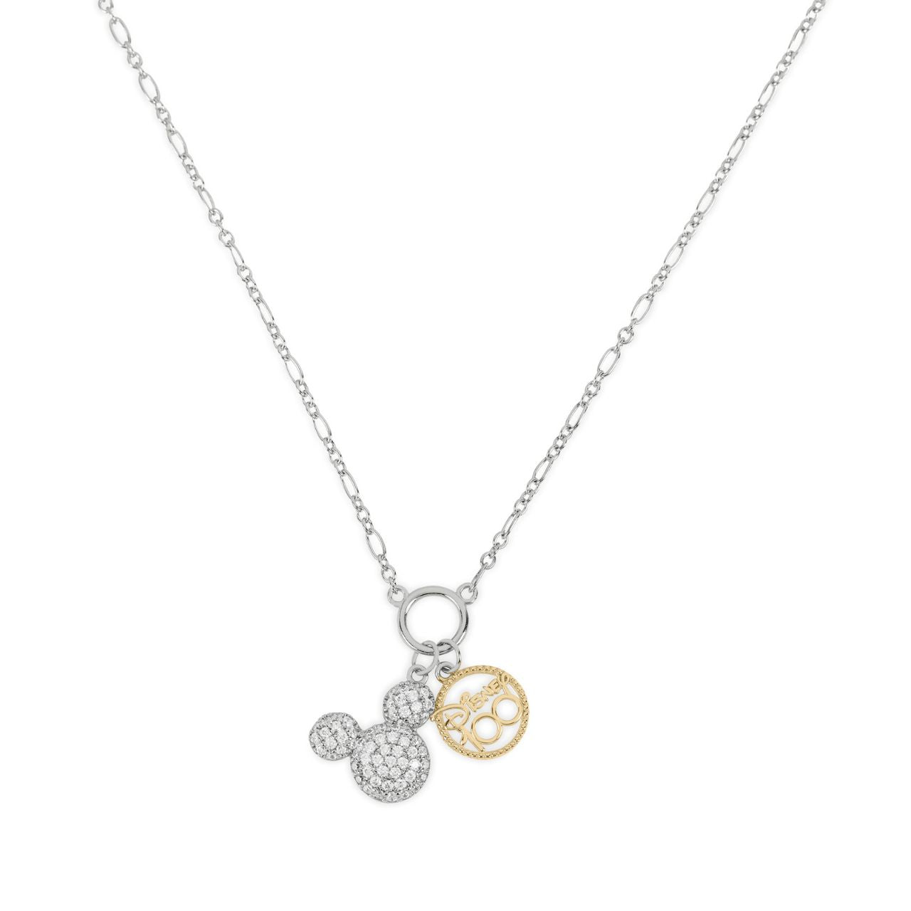 Disney 100th Anniversary Mickey Mouse Necklace  Celebrate 100 years of Disney magic with this limited edition Mickey Mouse necklace! Crafted with high-quality materials, this necklace showcases the beloved character in stunning detail. Perfect for any Disney fan, this necklace is a must-have for any collection. Bring a touch of magic to your style with the Disney 100th Anniversary Mickey Mouse Necklace.